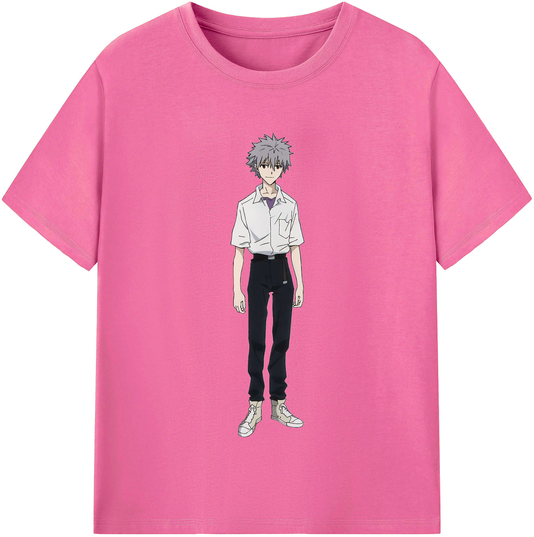 （画像用） EVA 新世紀エヴァンゲリオン レディースカジュアルプリントTシャツ（綿100％）